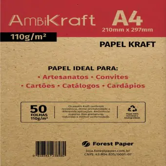 PAPEL KRAFT A4 110g