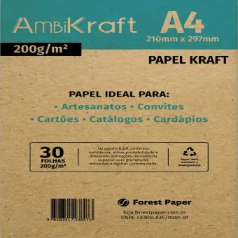 PAPEL KRAFT A4 200g
