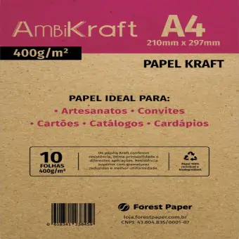 PAPEL KRAFT A4 400g